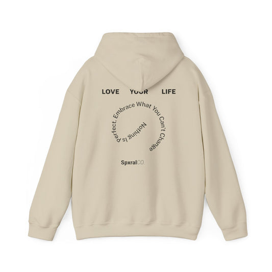 Women's Love Your Life Graphic Spxral Hoodie